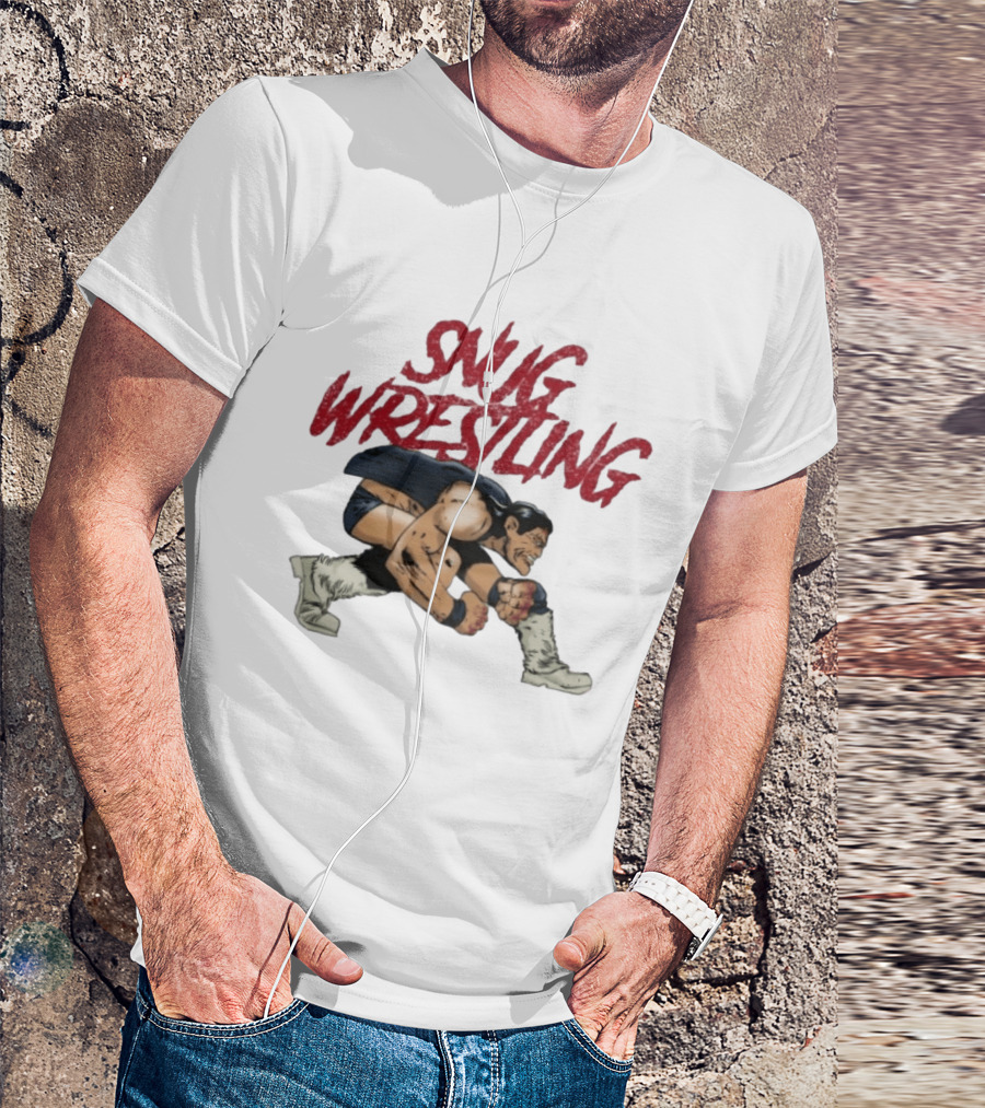 Snug Wrestling Dynamic Grappler Stance Professional Wrestler T-Shirt