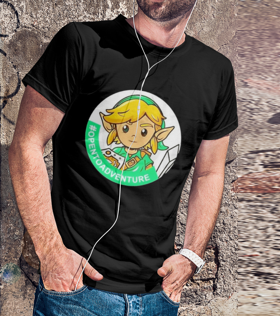 #OPENTOADVENTURE Link The Legend Of Zelda T-Shirt
