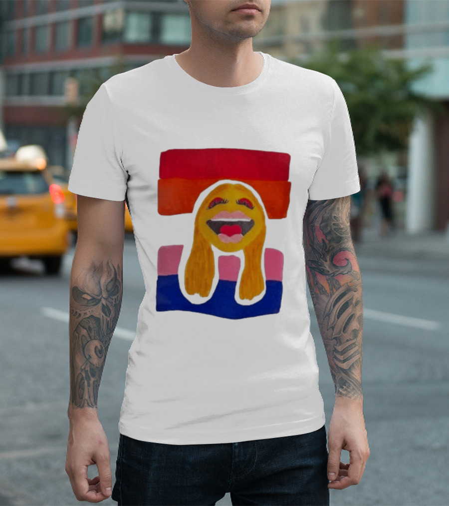 Janice Muppet Character With Lesbian Pride Colors LGBTQ The Muppets T-Shirt
