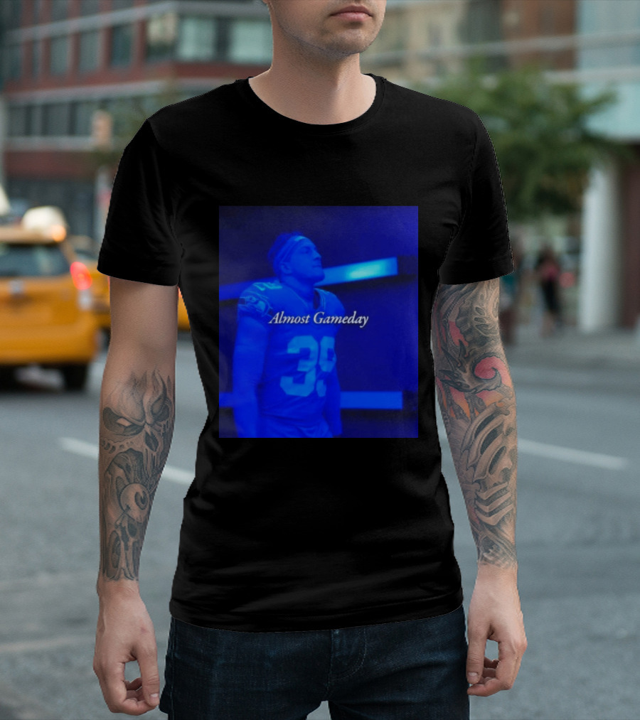 Ty Okada Almost Gameday 39 Seattle Seahawks T-Shirt
