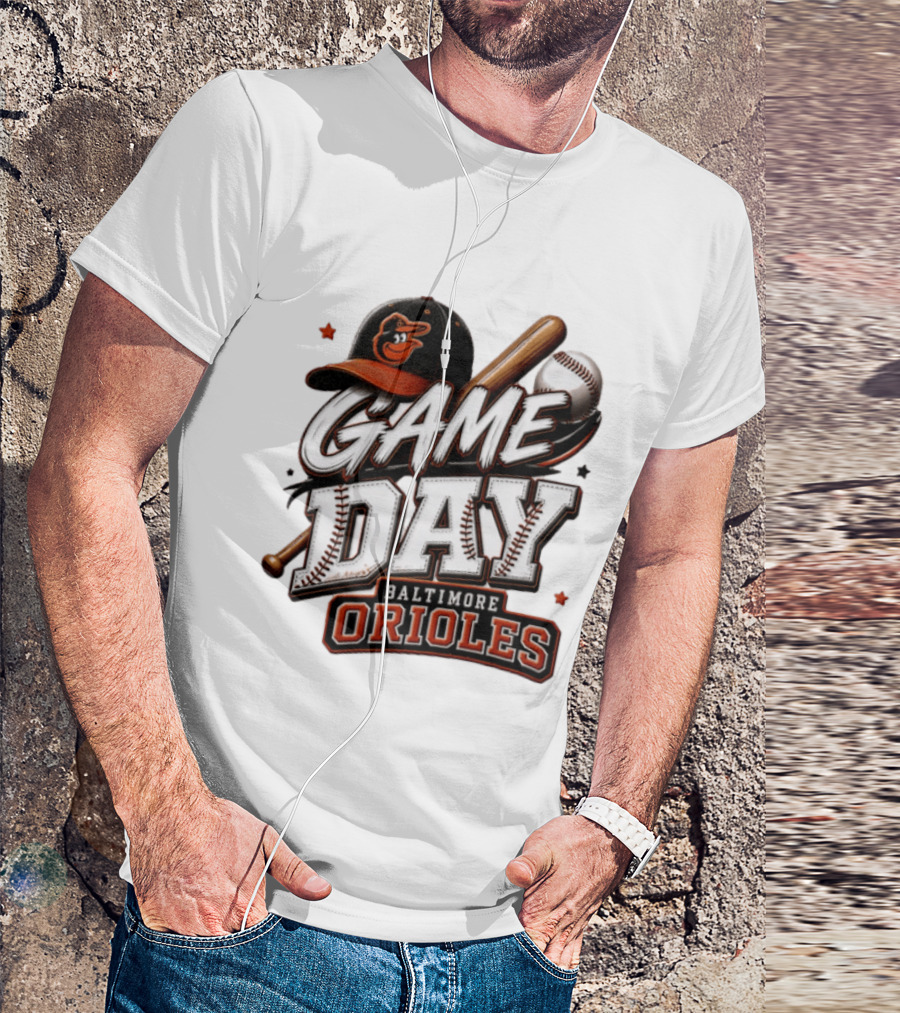 Baltimore Orioles Game Day Baseball MLB 2026 T-Shirt