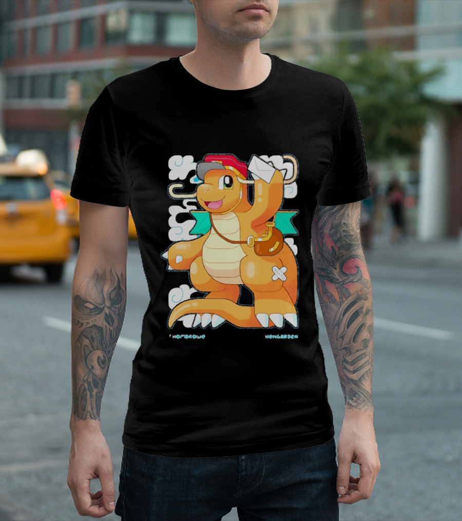 Thomdrower Nengarden Dragonite Mail Carrier T-Shirt