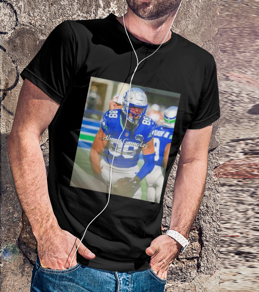 Seattle Seahawks Almost Gameday 88 Walker III Football Action T-Shirt