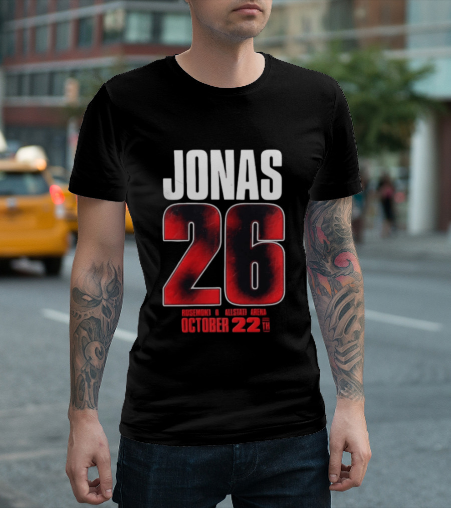 Jonas Brothers October 22 Rosemont Allstate Arena 2026 T-Shirt
