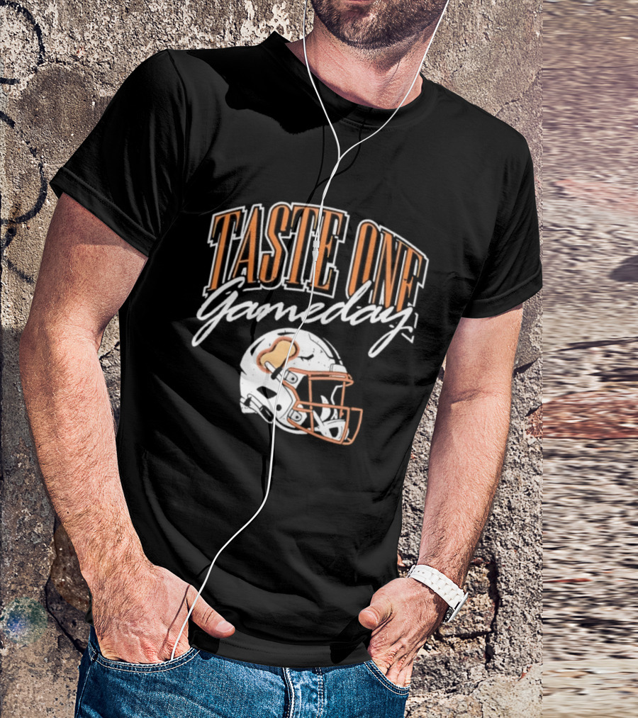 Taste One Gameday Football Helmet Tailgate T-Shirt