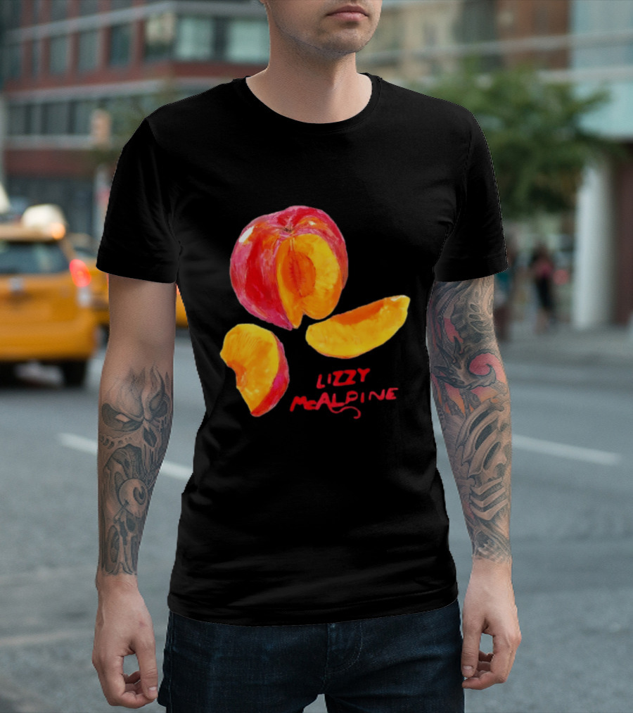 Lizzy McAlpine Peach Indie Folk Singer Songwriter T-Shirt