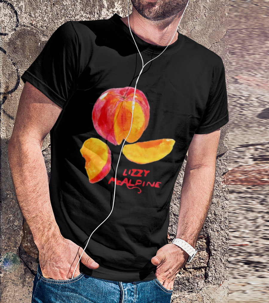 Lizzy McAlpine Peach Indie Folk Singer Songwriter T-Shirt