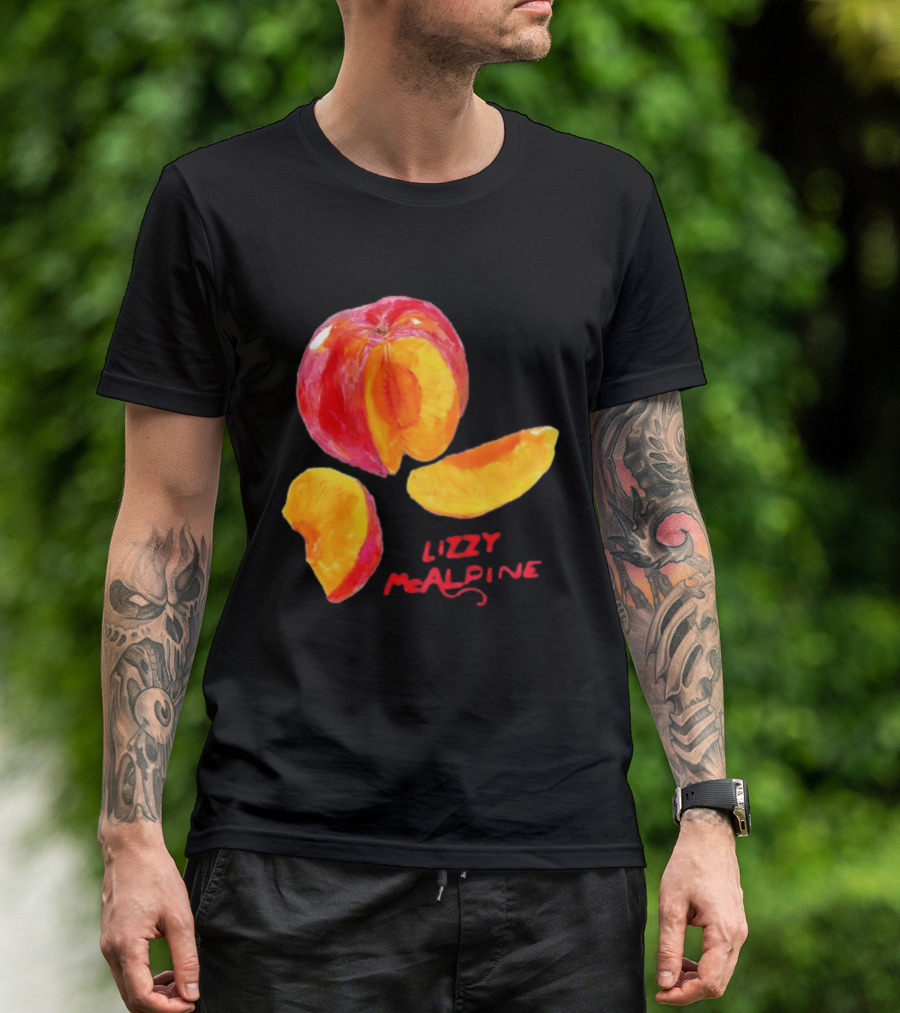 Lizzy McAlpine Peach Indie Folk Singer Songwriter T-Shirt