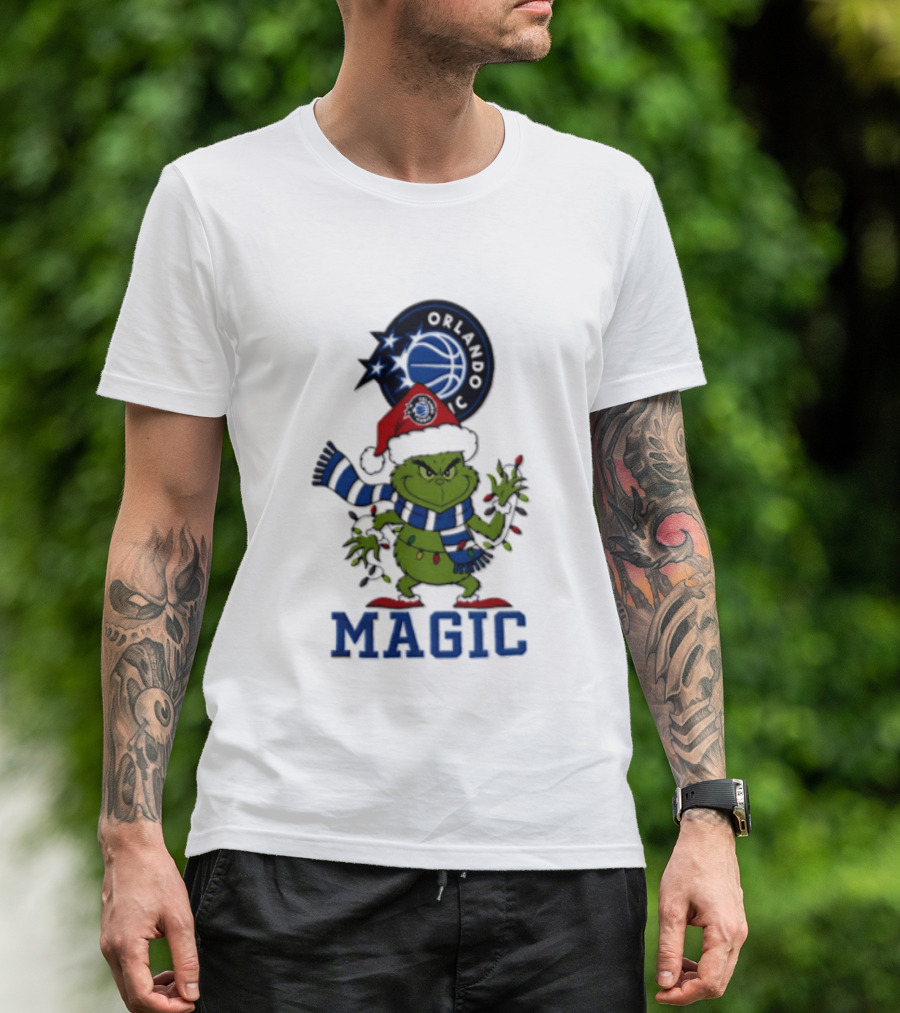 Grinch Orlando Magic Christmas 2026 Holiday Edition T-Shirt