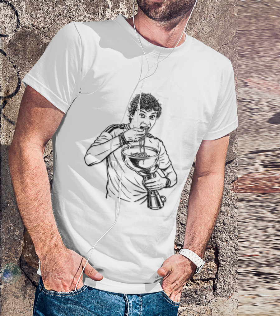 Kimi Italian Racing Pasta Grand Prix Noodles Eating T-Shirt