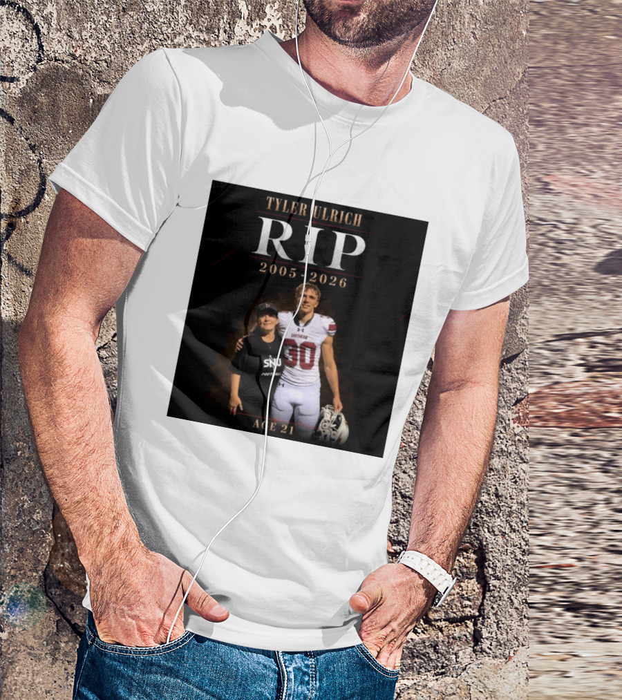 Tyler Ulrich RIP 2005 2026 Age 21 SNU Football T-Shirt