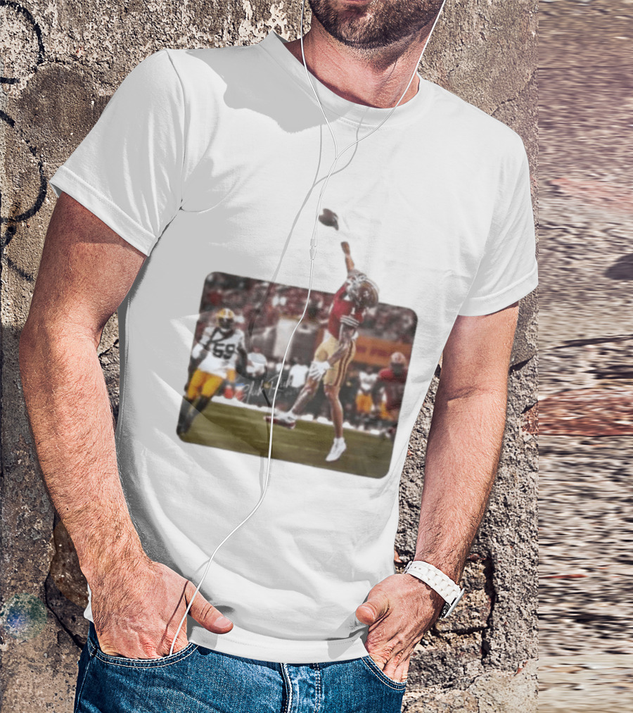 Slick Rick No 1 San Francisco 49ers Football Action Moment T-Shirt