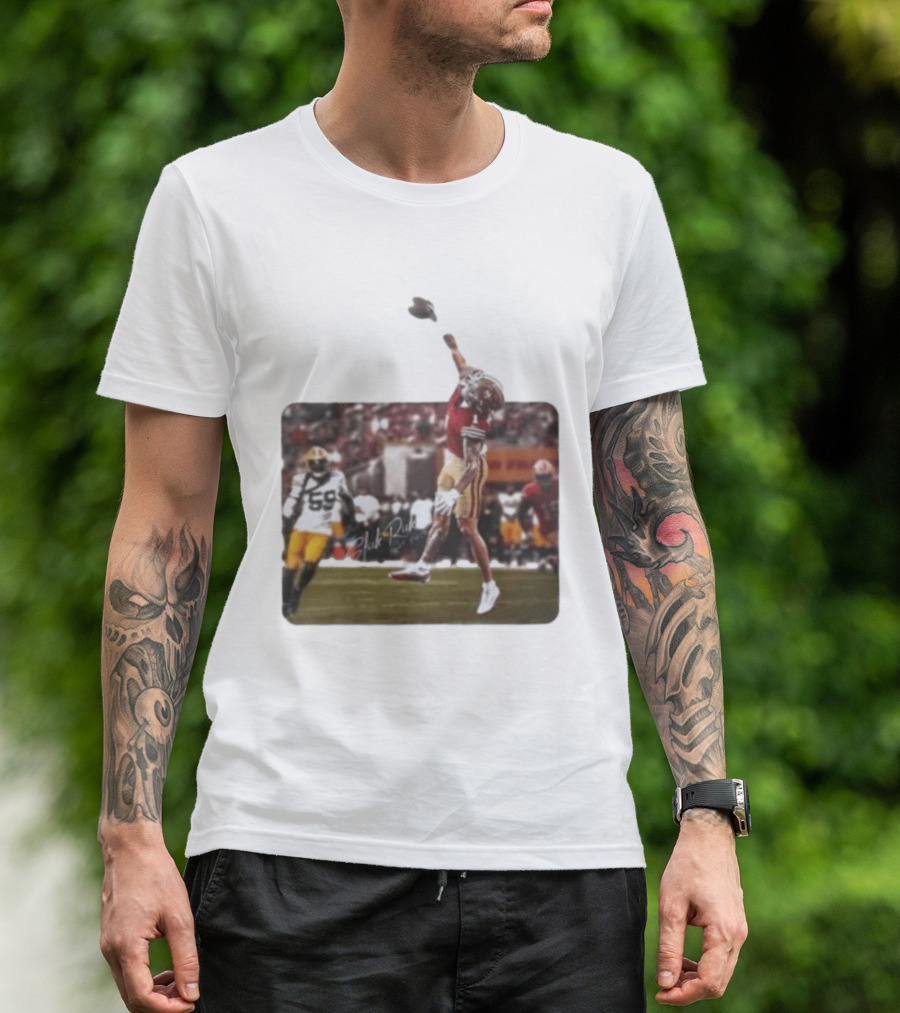 Slick Rick No 1 San Francisco 49ers Football Action Moment T-Shirt