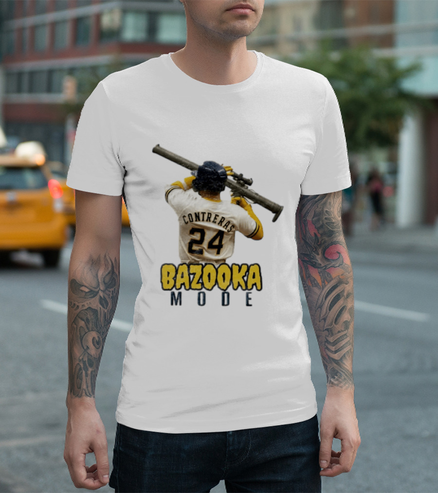 Milwaukee Baseball Bazooka Mode William Contreras 24 T-Shirt