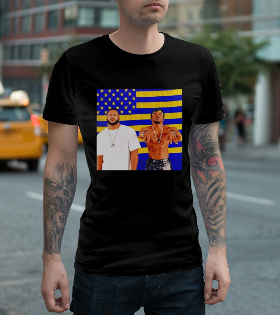 Aaron Donald And Jalen Ramsey Los Angeles Rams T-Shirt