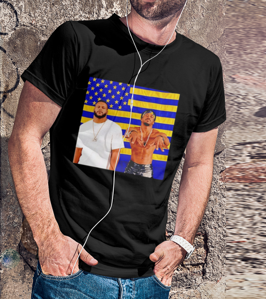 Aaron Donald And Jalen Ramsey Los Angeles Rams T-Shirt