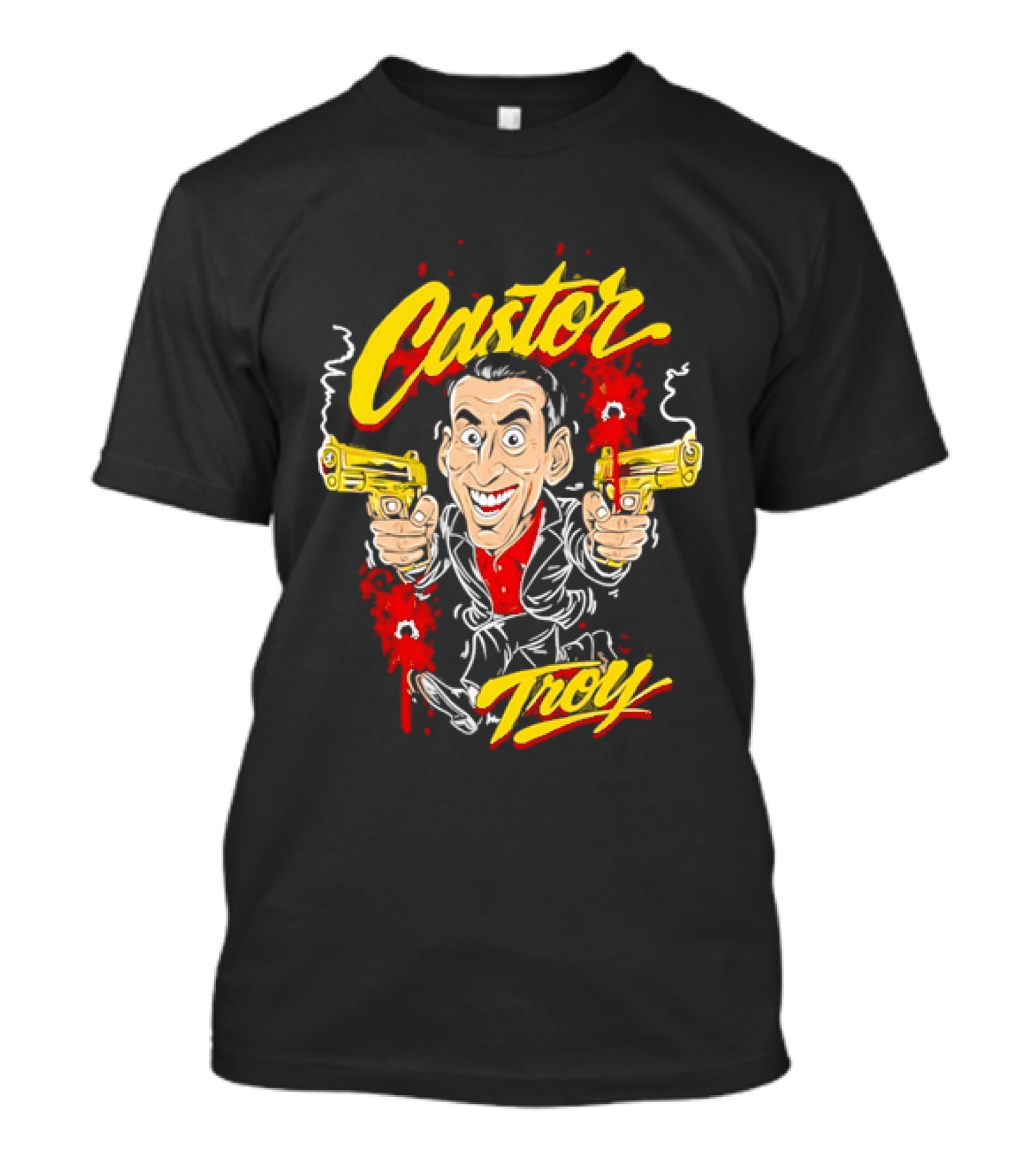 Castor Troy Face Off Nicolas Cage 90s Action Movie T-Shirt
