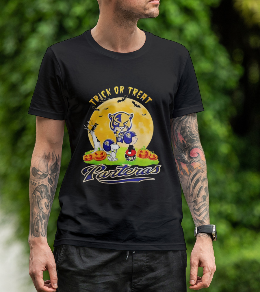 Florida International Panthers X Charlie Brown And Snoopy Trick Or Treat Halloween T-Shirt