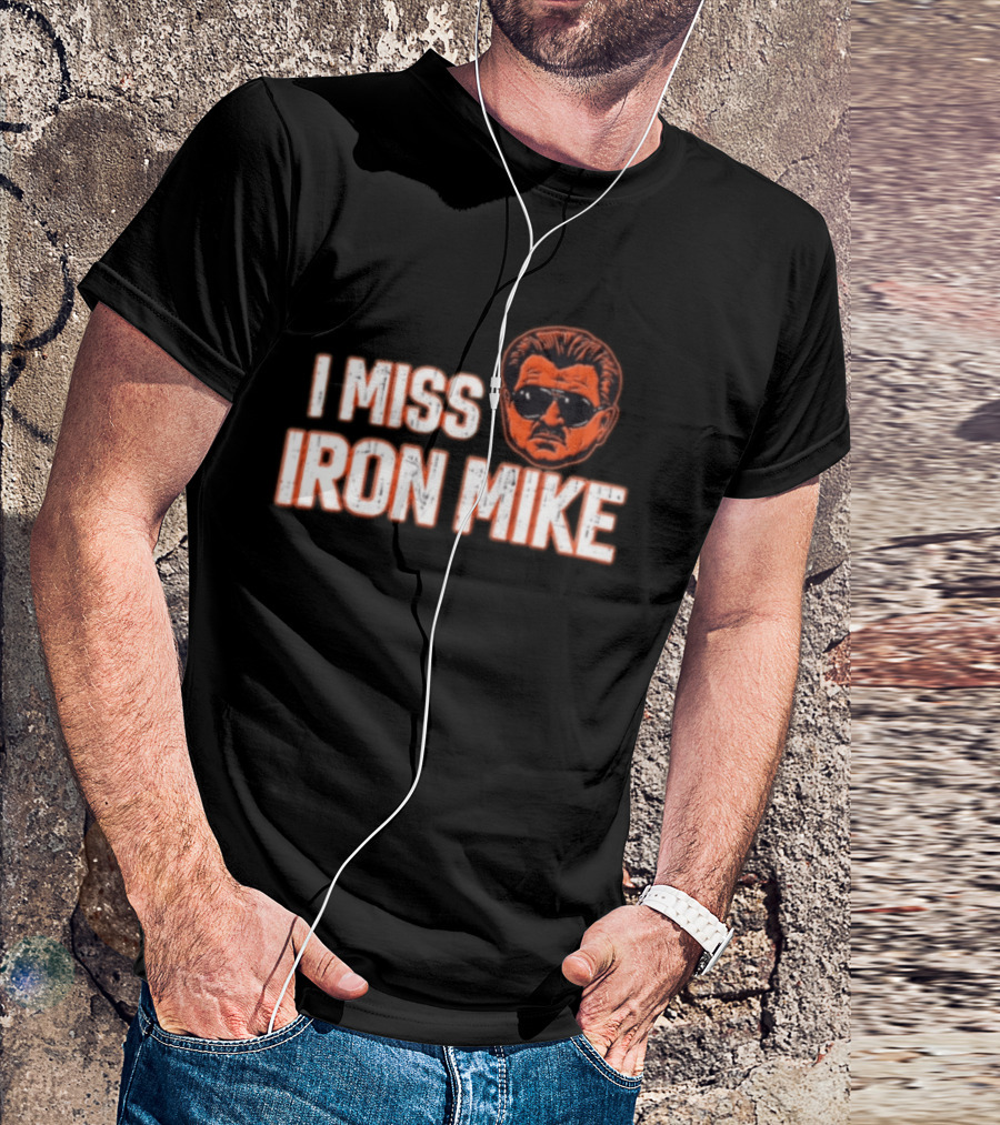 I Miss Iron Mike Ditka Chicago Bears Big Head T-Shirt