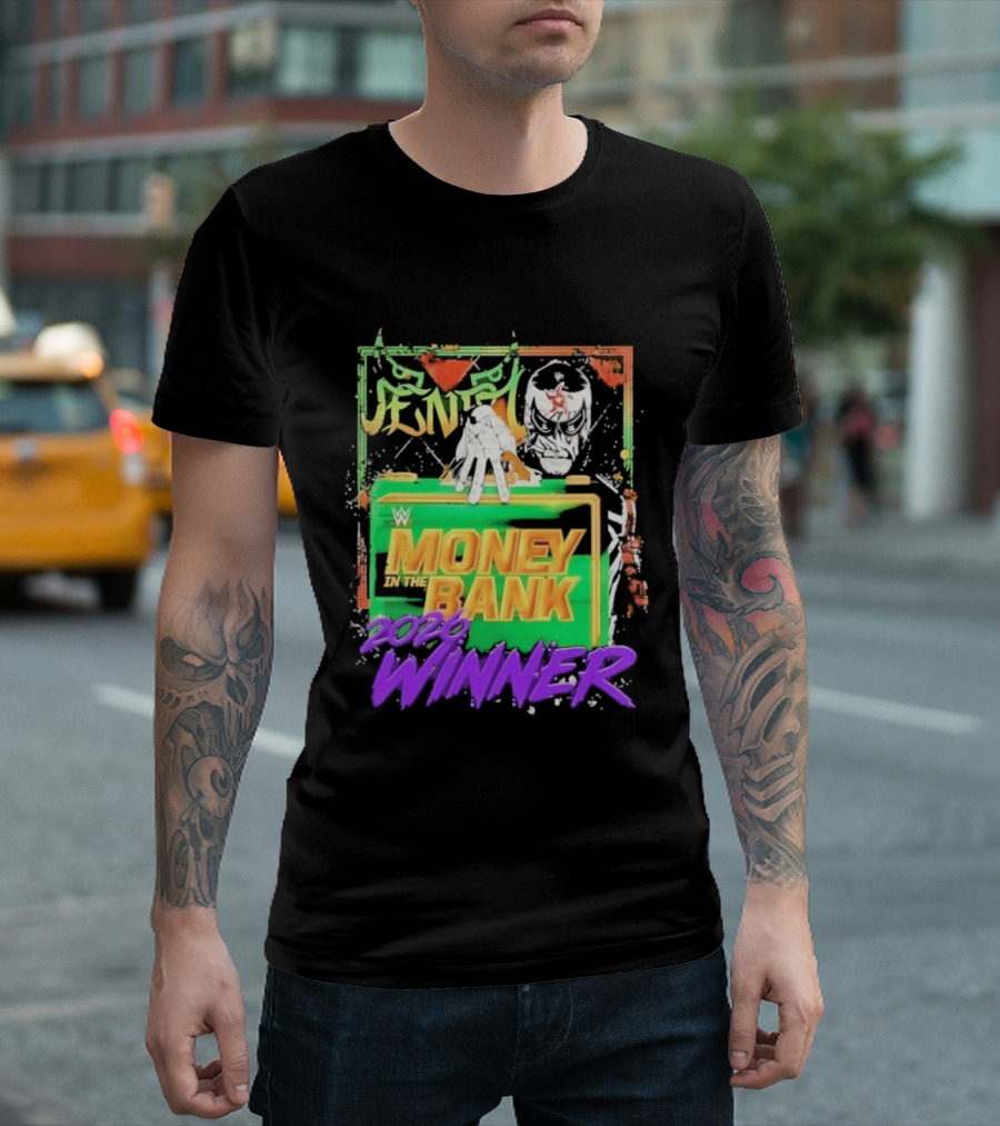Pentagon Jr Money In The Bank 2026 Winner Wrestling T-Shirt
