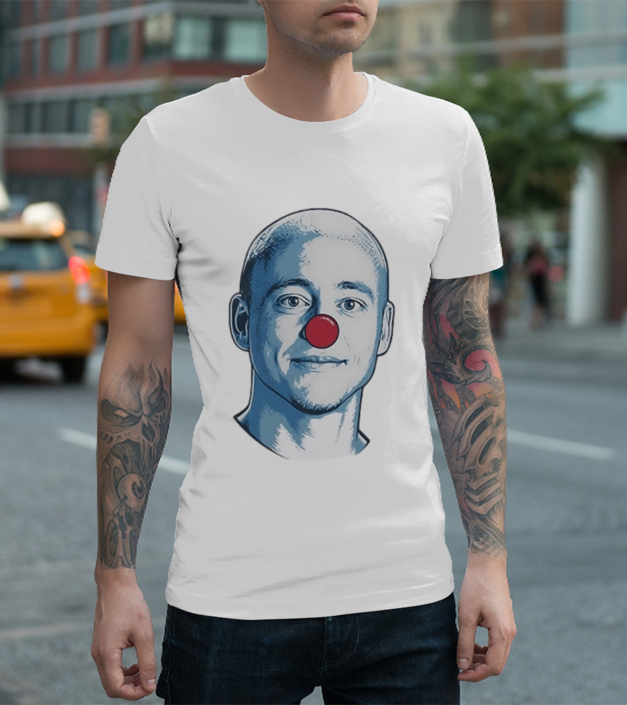 Joe Rogan With Red Nose Podcast Comedian T-Shirt