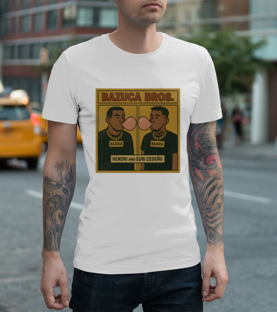 Bazuca Bros Hendri And Euri Cedeño Bubblegum Bazuca T-Shirt
