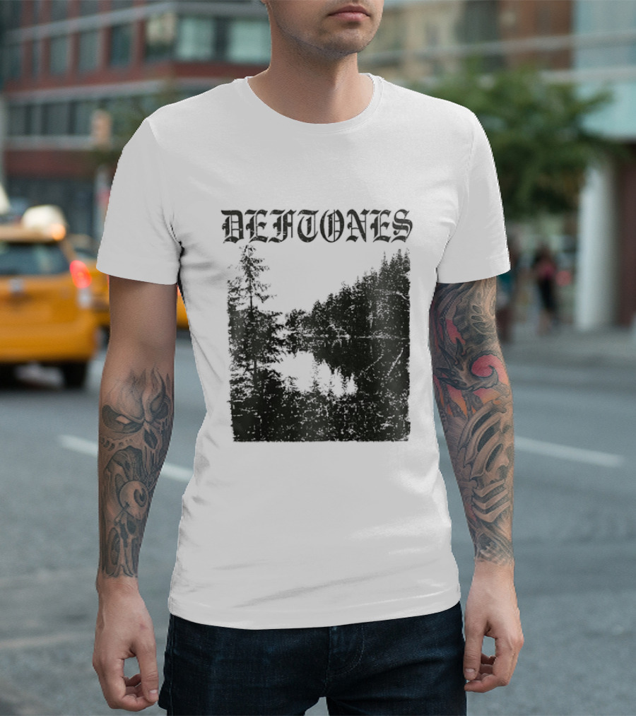 DEFTONES Forest Lake Landscape Alternative Metal T-Shirt