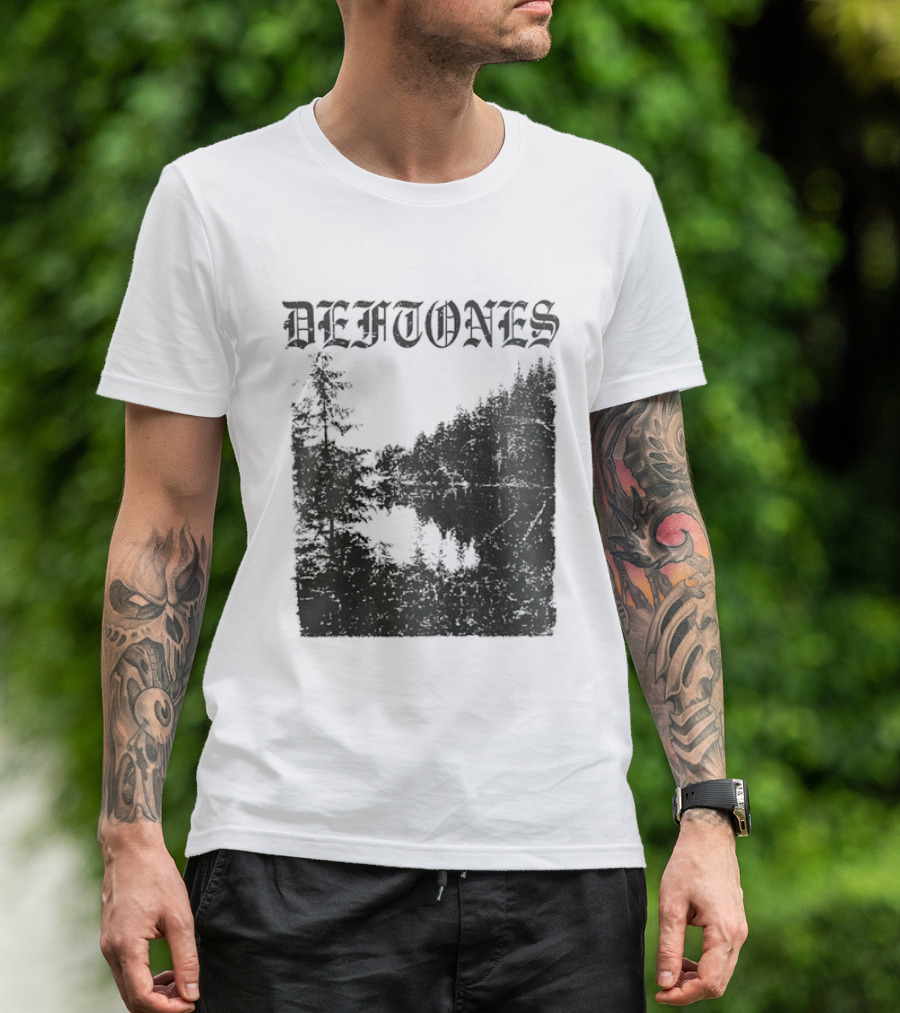 DEFTONES Forest Lake Landscape Alternative Metal T-Shirt