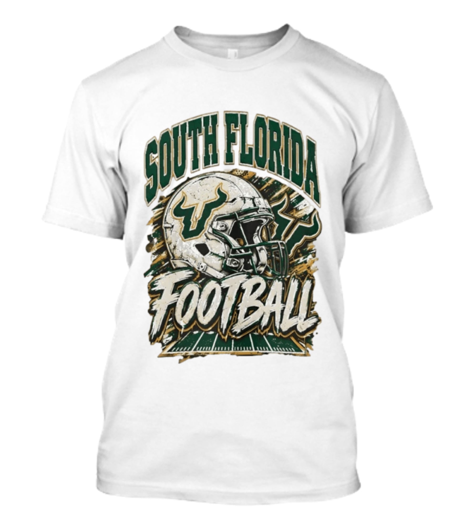 South Florida Bulls Football 90s Game Day QB Flowers Era T-Shirt
