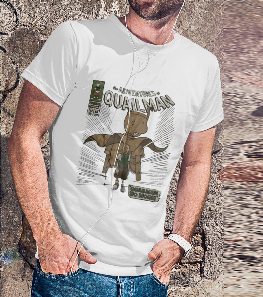 Adventures Of Quailman Quailman No More Comic Issue 12 Group 50 T-Shirt
