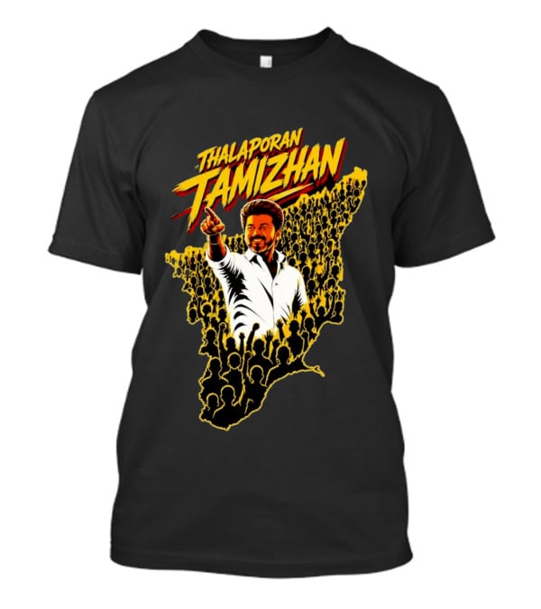 Thalaporan Tamizhan Celebration Portrait Oversized T-Shirt