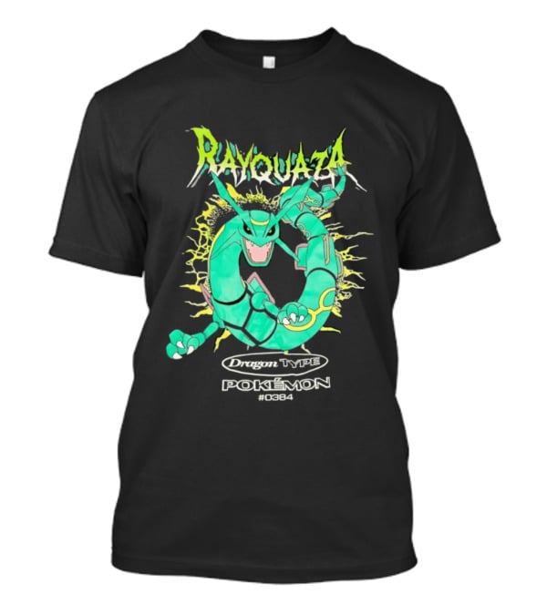 Rayquaza Dragon Type Pokémon No 0384 Gaming T-Shirt