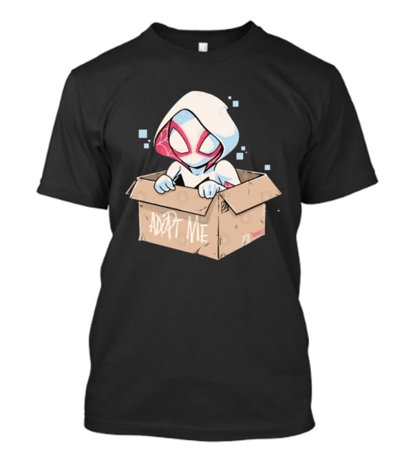 Ghost Spider Adopt Me Box Spider Gwen Marvel T-Shirt
