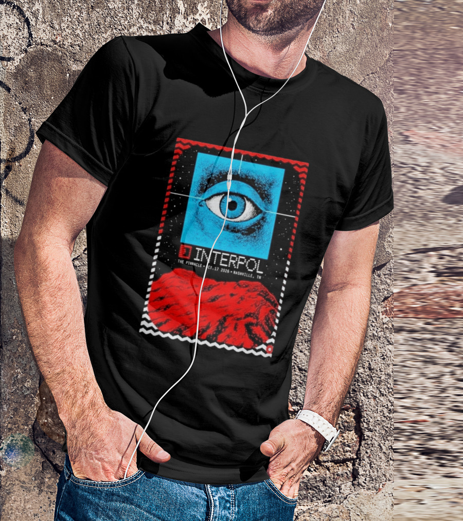 Interpol Eyeball Event Nashville The Pinnacle October 17 2026 T-Shirt