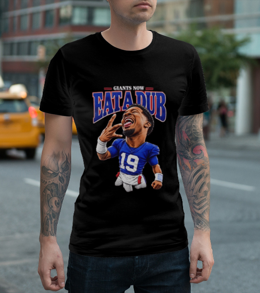 Jameis Winston Giants Now Eat A Dub Caricature T-Shirt