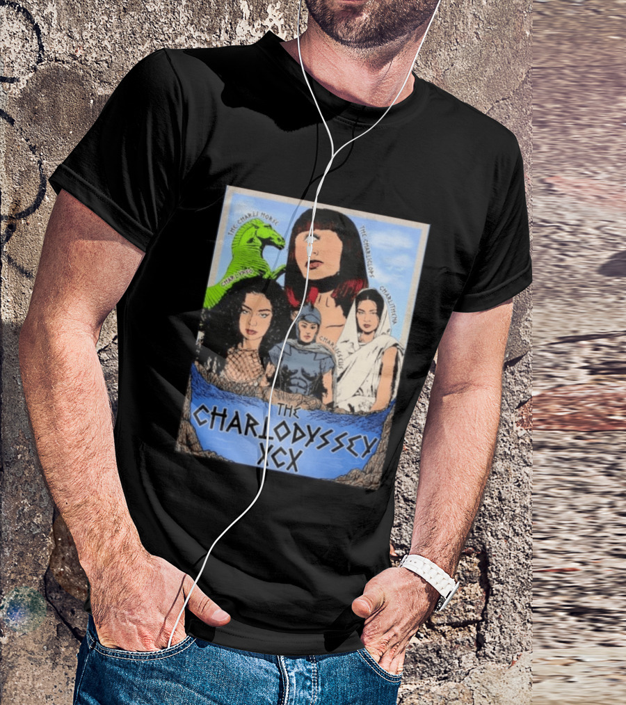 The Charlodyssey XCX Charli Horse Charliclops Charlypso Charlithena Charlisseus Vintage Comic T-Shirt