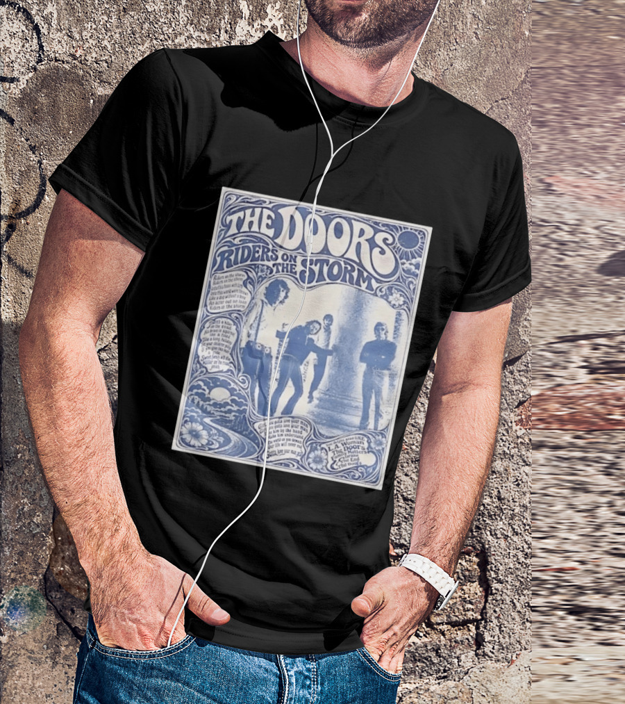 The Doors Riders On The Storm Music Psychedelic Band T-Shirt