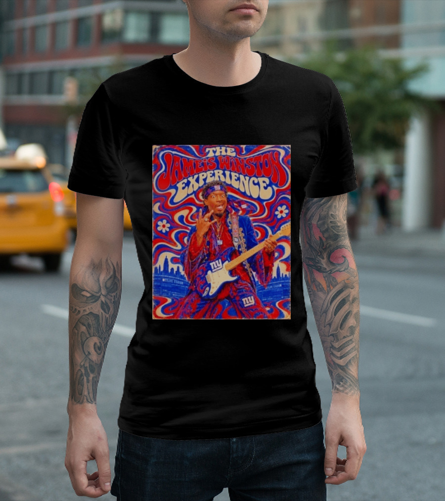 The Jameis Winston Experience New York Giants MetLife Stadium Gameday T-Shirt