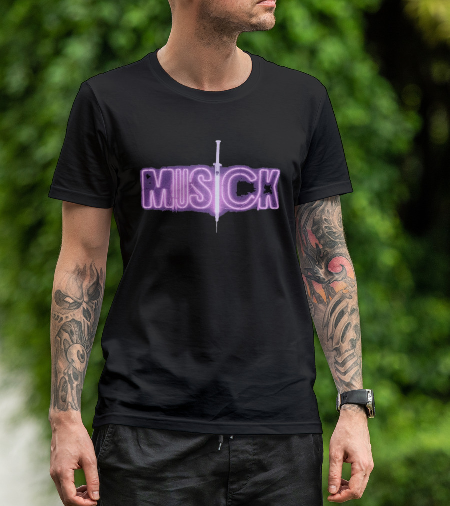 MUSICK Laibach Neon Syringe Concept T-Shirt