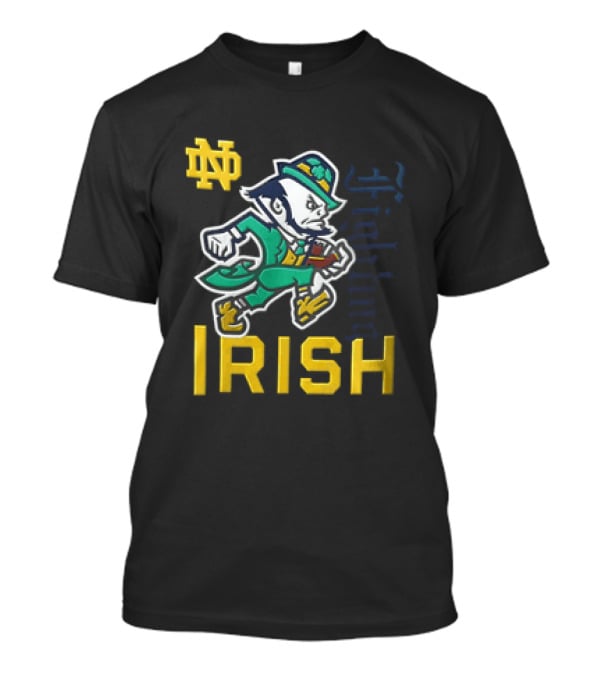 Notre Dame Fighting Irish Football ND Running Irishman T-Shirt