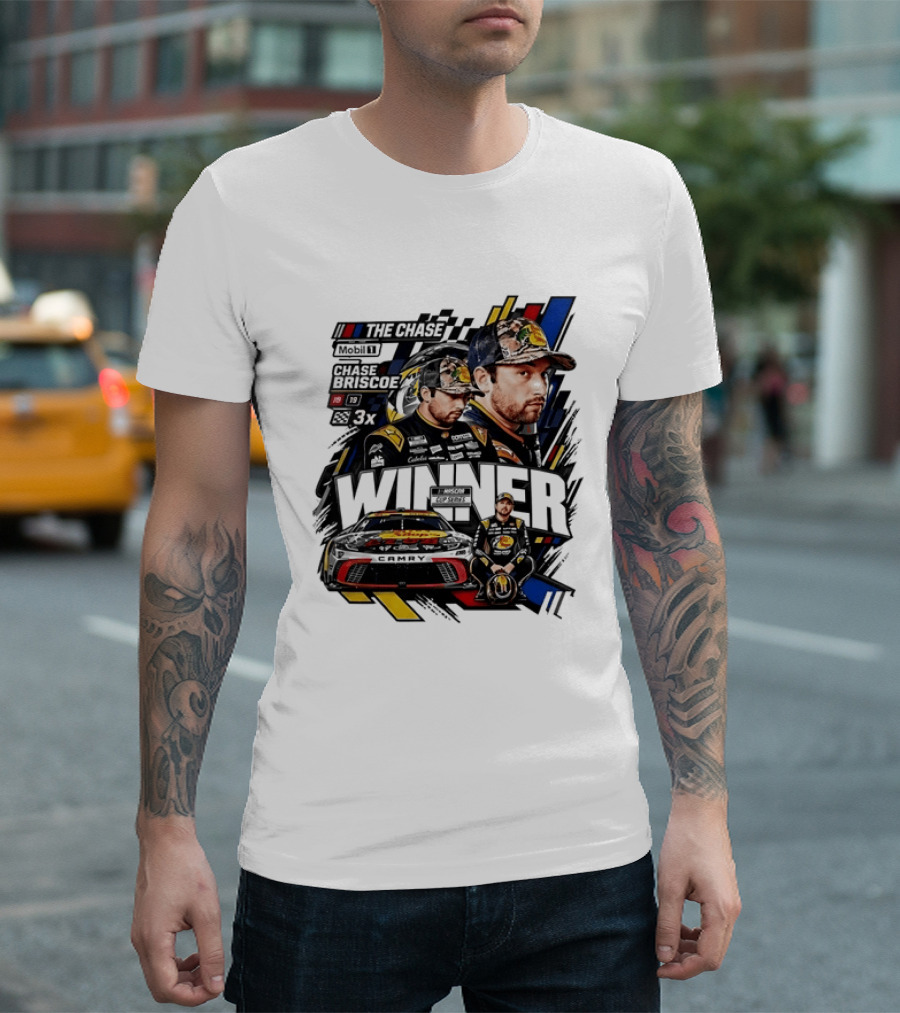 Chase Briscoe Winner 3x NASCAR Cup Series The Chase T-Shirt