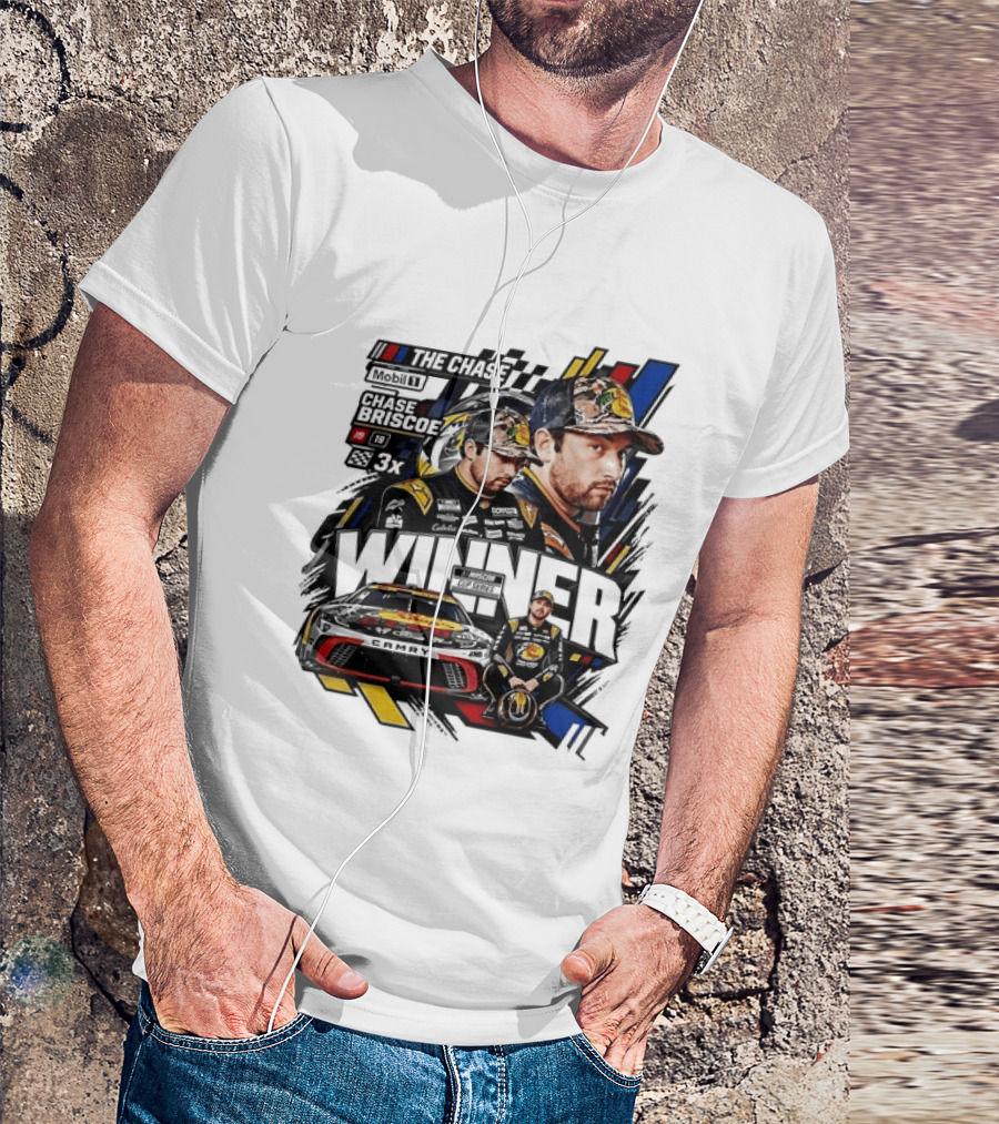 Chase Briscoe Winner 3x NASCAR Cup Series The Chase T-Shirt