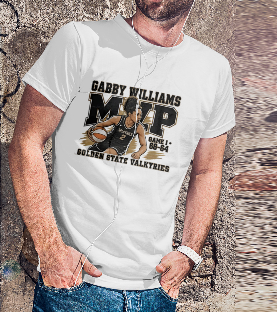 Gabby Williams MVP Golden State Valkyries Game 1 68 64 T-Shirt