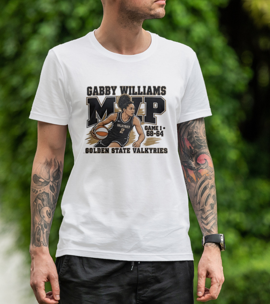 Gabby Williams MVP Golden State Valkyries Game 1 68 64 T-Shirt