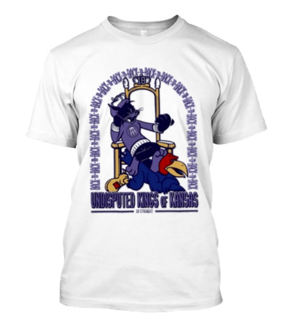 Undisputed Kings Of Kansas Wildcats Throne Victory Over Jayhawk Rivals T-Shirt