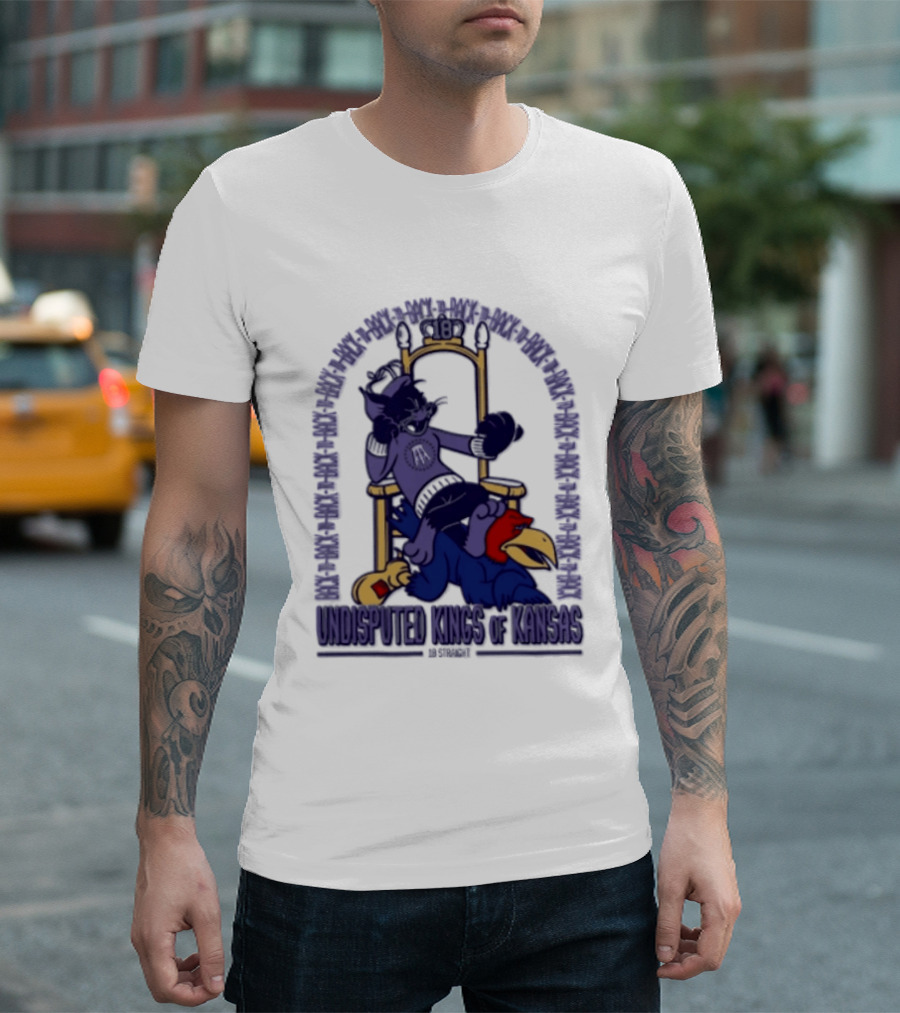 Undisputed Kings Of Kansas Wildcats Throne Victory Over Jayhawk Rivals T-Shirt