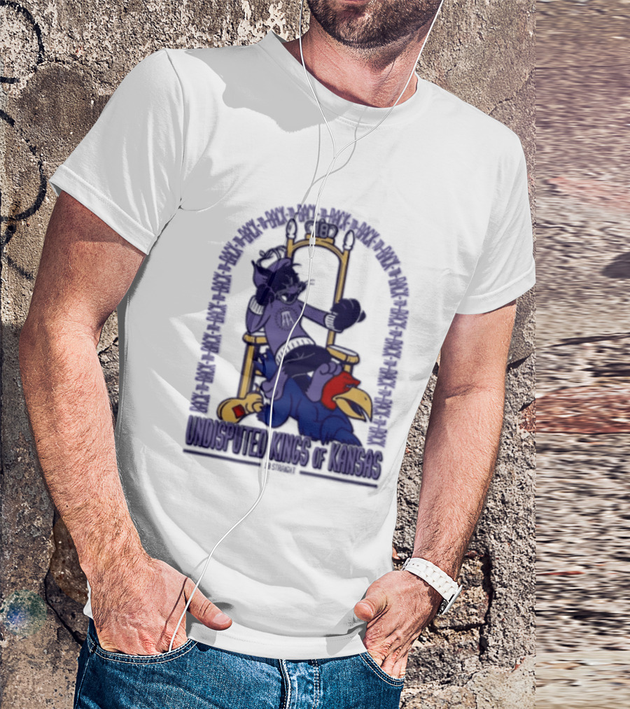 Undisputed Kings Of Kansas Wildcats Throne Victory Over Jayhawk Rivals T-Shirt