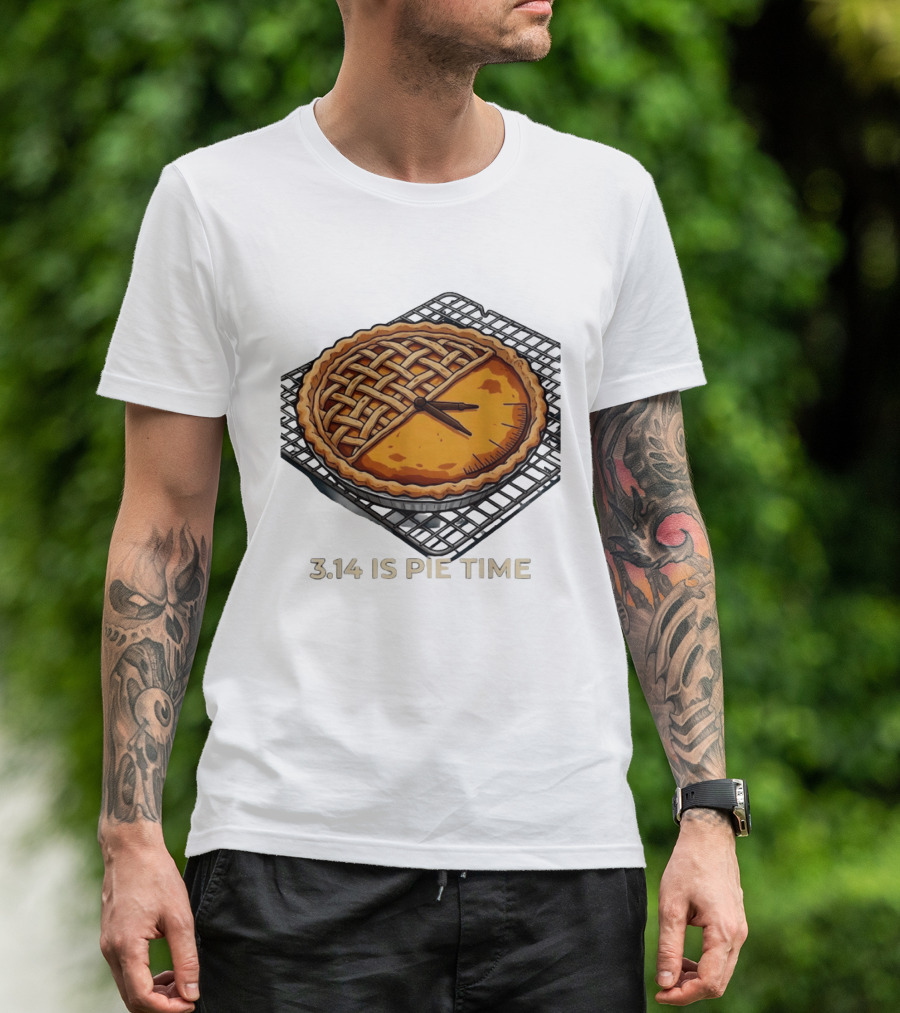 Pi Day 3.14 Is Pie Time Math Mathematics T-Shirt