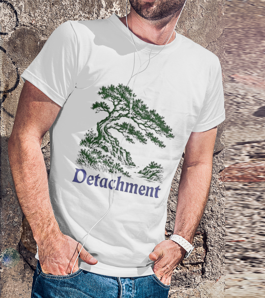 Detachment Bonsai Tree Zen Mindfulness T-Shirt