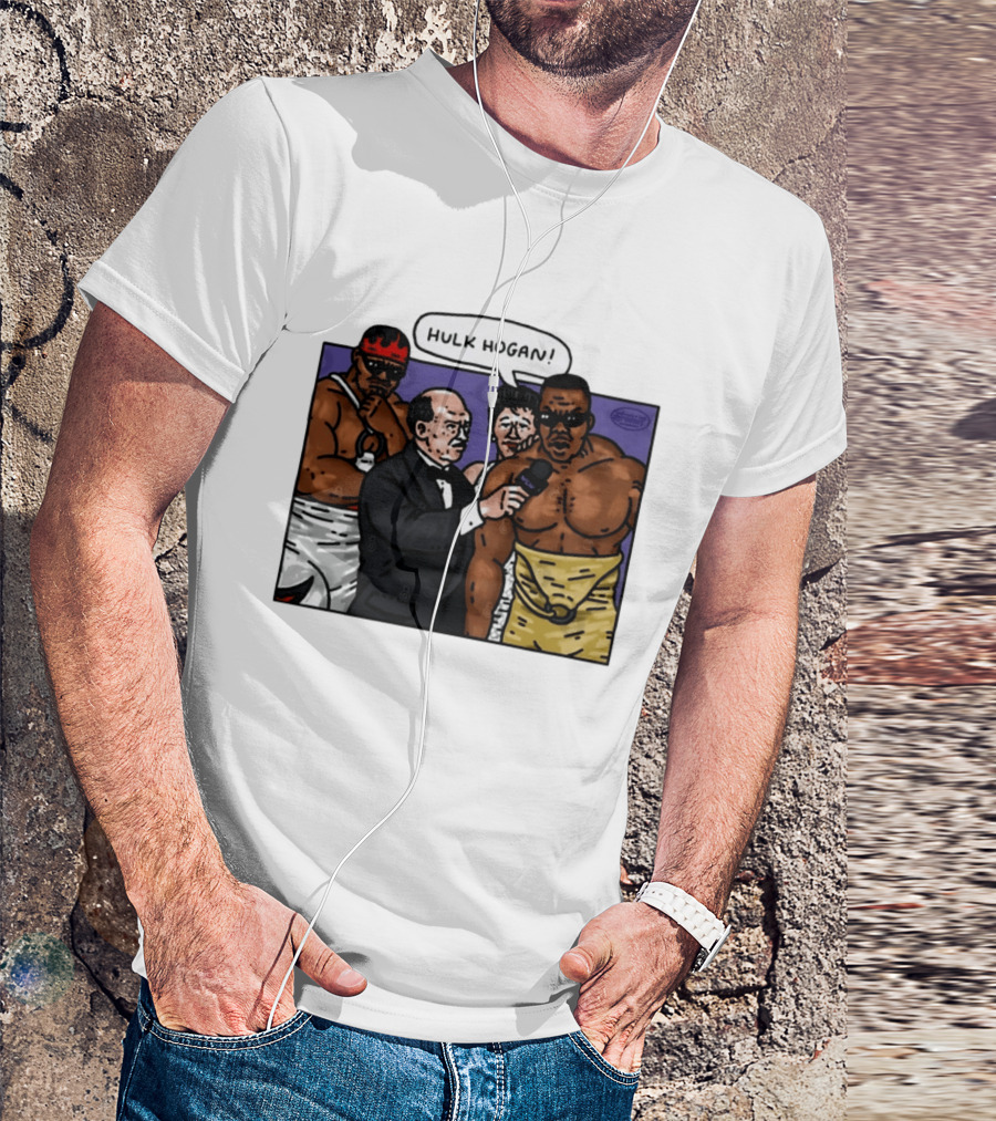 Hulk Hogan WCW Wrestlers Interview Scene Professional Wrestling T-Shirt